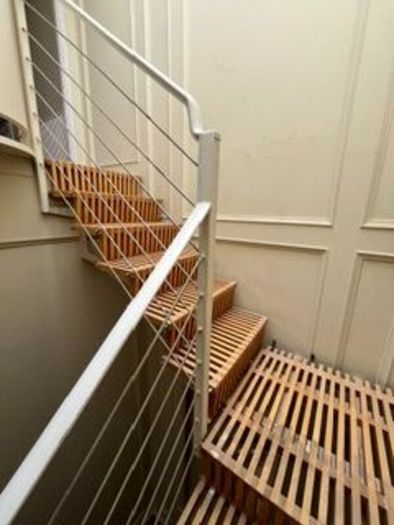 Steel stairs