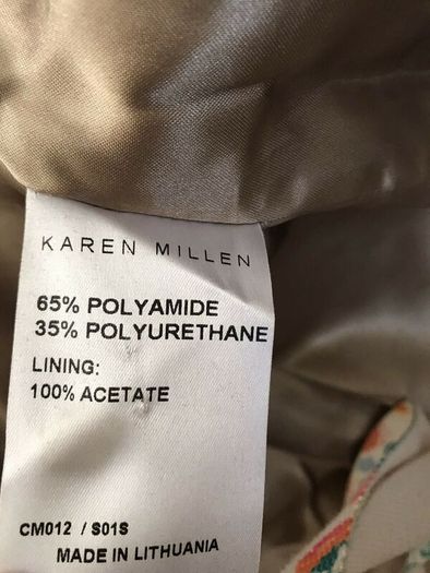 Karen Millen Satin Lined Suede Leather Duster Coat - Beige.