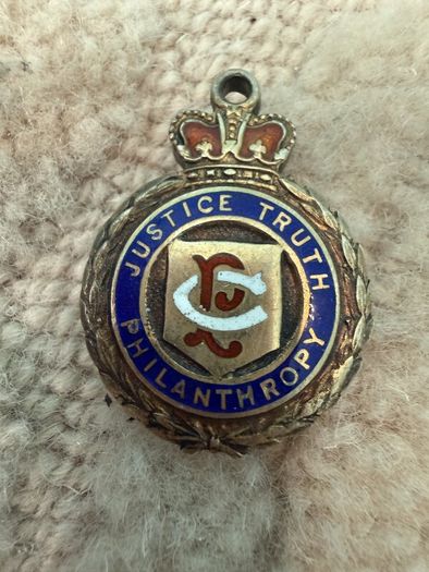 Bundle of 5 Vintage Religious and Fraternal Medals and Badges
