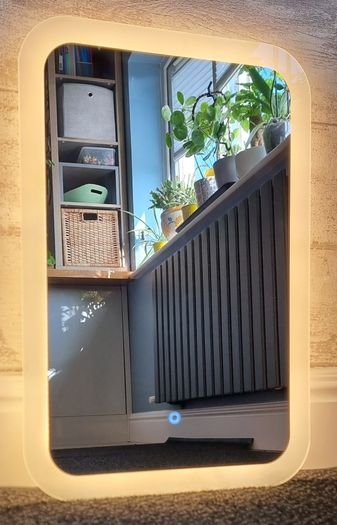 LED Bathroom Mirror Makeup Cosmetic 40x60cm Bright Light Cold Warm LED