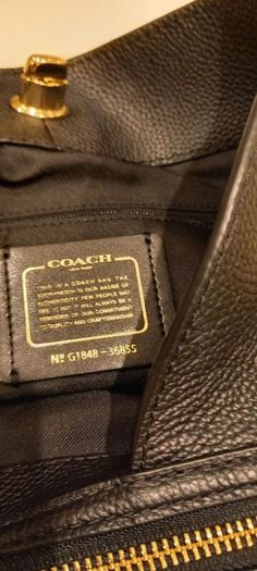 Coach "Edie" Turn-Lock Pebble Leather Bag / NEW