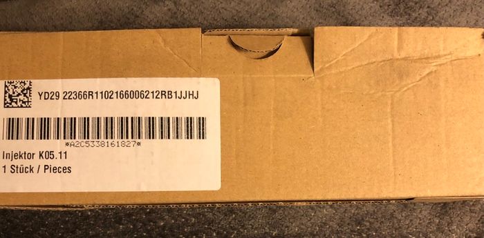Brand New Renault / Nissan Fuel Injector (16600-00Q1W)