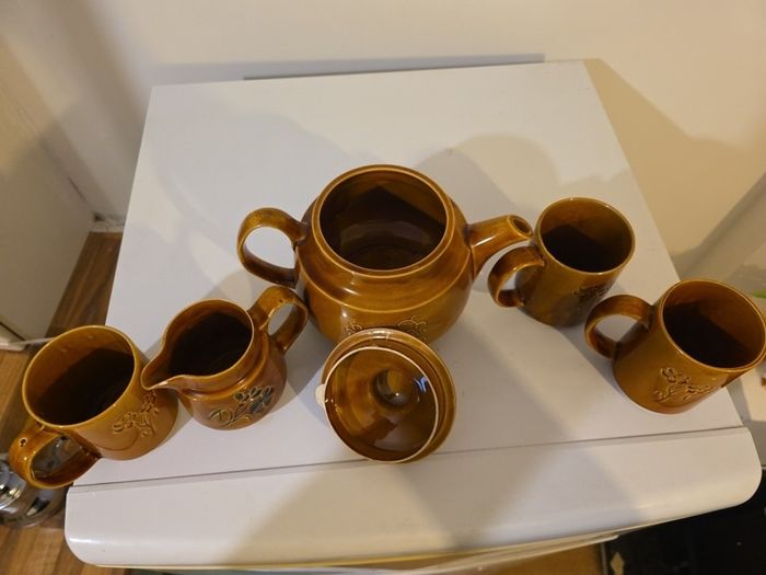 Vintage ceramic tea set