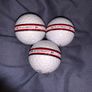 (3) Wilson Duosoft Striped golf balls Image 3