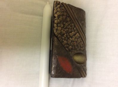 Genesis double candle holder