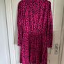 NWOT NEXT ladies shocking pink animal print dress size 14 Image 2