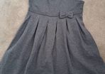 Marks spencer Girls uniform grey dress 5-6 new