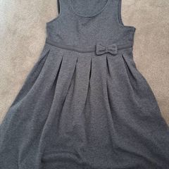 Marks spencer Girls uniform grey dress 5-6 new