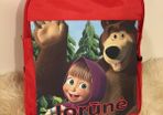Masha and the bear Personalized school bag Birthday Gift Boys Girls with your own name on it! back to school stationary