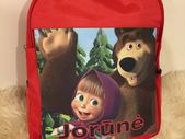 Masha and the bear Personalized school bag Birthday Gift Boys Girls with your own name on it! back to school stationary