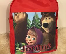 Masha and the bear Personalized school bag Birthday Gift Boys Girls with your own name on it! back to school stationary