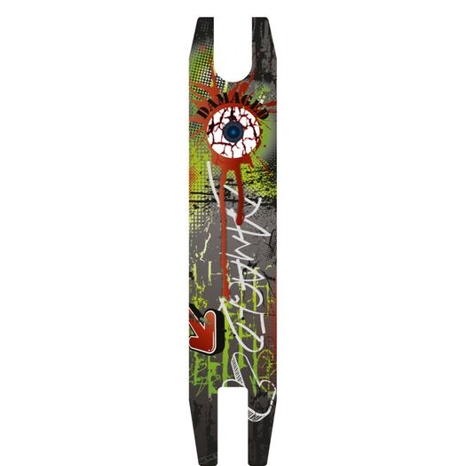 Damaged D-Ranged Scooter Grip Tape - Green