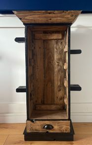 Rrustic wine cabinet/ reclaimed-timber