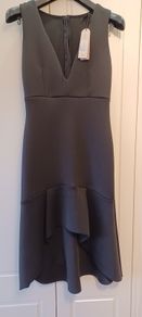 Cocktail, evening dress, black, midi lenght, sz 10, new with tags