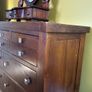 Solid Mahogany Chest of Drawers with Mirror Image 3