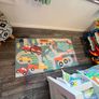 Curtains, rug and quilt vehicle theme Image 5