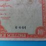 Irish 1964 Lavery ten shilling banknote in Fine  condition Image 2