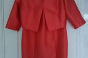 Fely Campo Beautiful Dress and Jacket Size 12 /14