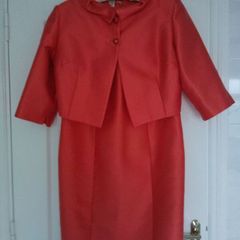 Fely Campo Beautiful Dress and Jacket Size 12 /14
