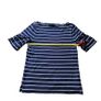 Lauren by Ralph Lauren Judy Stretch Cotton Boatneck Top Image 8