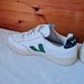 Veja v12 green logo size 5 eu 38 white leather in good condition Image 9