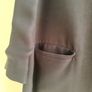 Cos black, collarless open-front longline  jacket / blazer Image 2