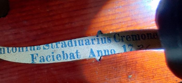 Vintage Antonius Stradivarius Cremonensis Faciebat Anno 1736 Violin