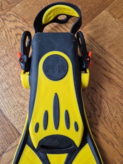 Fins kids snorkelling  swimming, diving children, water flippers