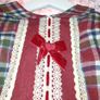 Spanish dress baby girl 24 month tartan dress Image 2