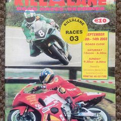 2003 Killalane Road Races Programme - Motorcycle Racing - Dublin