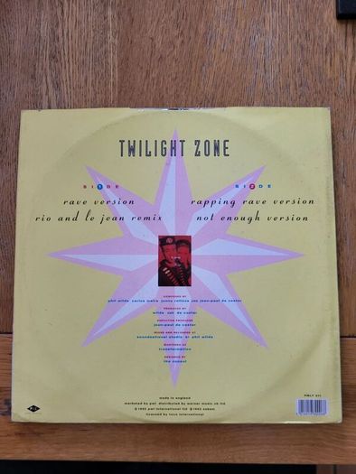 2 Unlimited Twilight Zone 12 inch vinyl