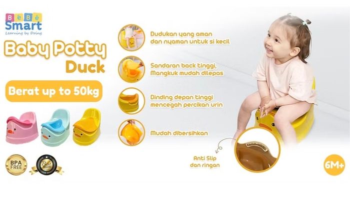 Cute Baby Potty Duck