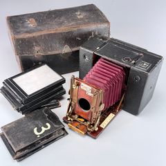 Antique Sanderson Patent Roll Film Camera