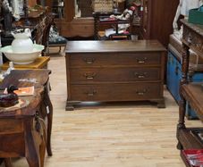 Vintage Mahogany Low Chest of Drawers