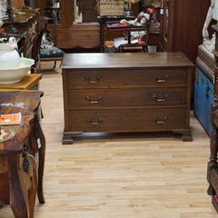 Vintage Mahogany Low Chest of Drawers
