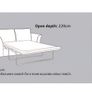 Nexus 2 seater sofa bed Image 2