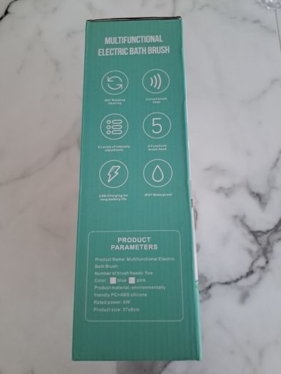 NEW USB Charge Electric Body Bath Brush