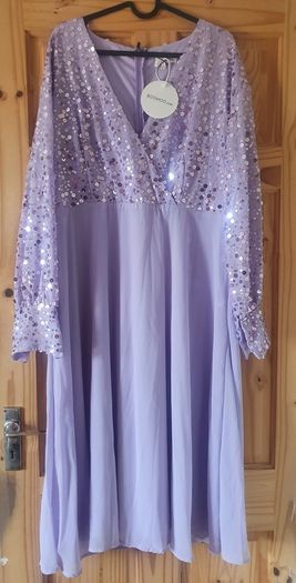 New sparkly lavender dress