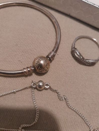 solid silver jelewery, pandora x2 and others