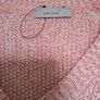 jumper...pink and white cotton v-neck  jumper Image 2