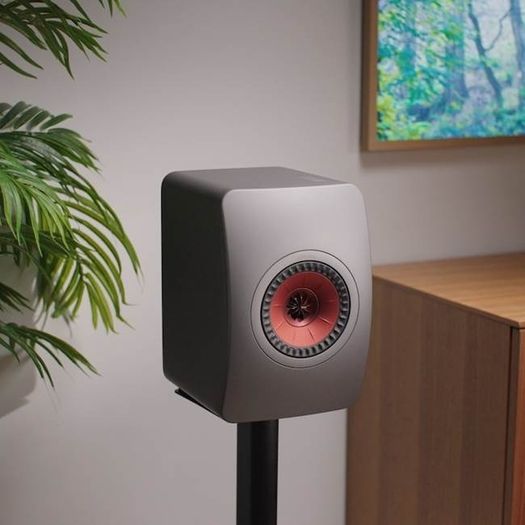 KEF LS50 Meta - Titanium as new pristine legendary LS50 bookshelf loudspeaker. Equipped with the 12th generation Uni-Q