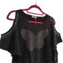 Women's shoulder top with a butterfly Image 7