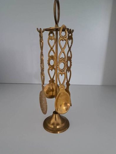 Miniture Ornamental Brass Kitchen Utensils