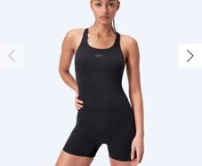 Plus size boy legged swimsuit