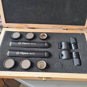 Oktava MK-012 Factory matched Stereo Pair with cardioid capsules (black)