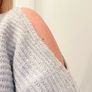 Miss Selfridge Grey Open Sleeve Soft Knit size 6 Image 2
