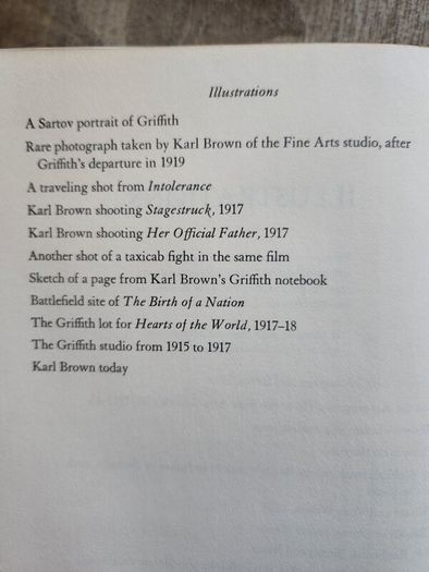 Adventures With D. W.griffith. By Karl Brown. Edited And With An Introduction By Kevin Brownlow. First Edition Hardback With Dustjacket In Good Condition.