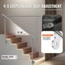 149.9 cm Handrails for Outdoor Steps Staircase for Porch Deck Side-mount Image 3