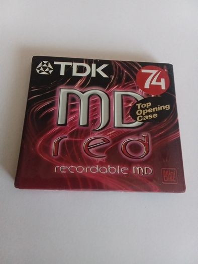 TDK MD-74 Minute MiniDiscs.