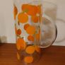 Fabulous Clear Glass Pitcher with Oranges Pattern- Perfect for Pimms on the Lawn or Any Other Special Occasion! Image 3